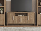 Dovander Brown Extra Large TV Stand (Online Special Price)