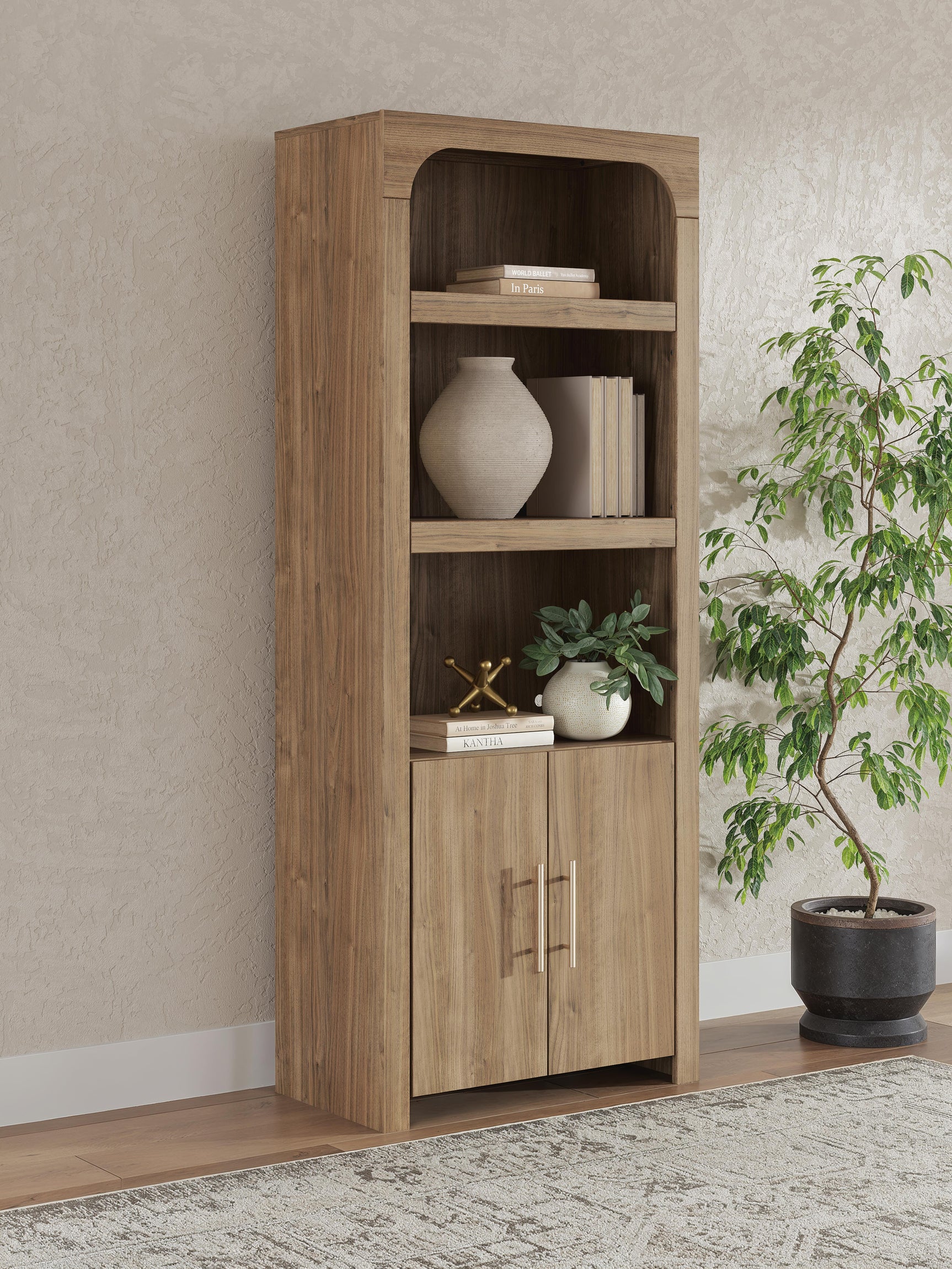 Dovander Brown Display Cabinet (Online Special Price)
