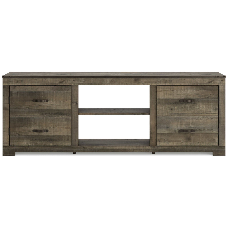Trinell Brown 72" TV Stand - Ornate Home