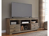 Trinell Brown 63" TV Stand - Ornate Home