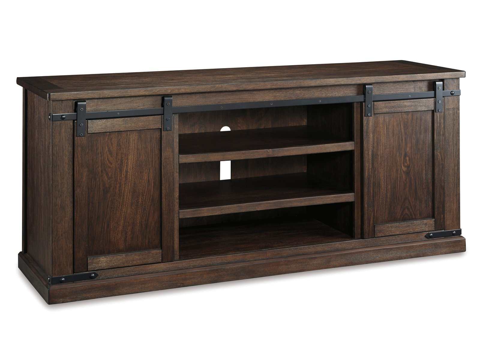 Budmore Rustic Brown 70" TV Stand - Ornate Home