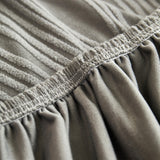 Textured Wave Stretch Sofa Couch Cover, Soft Washable Spandex Furniture Slipcovers