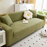 Fleece Stretch Sofa Slipcover Washable Soft Spandex Couch Cover Furniture Protector