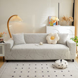 Jacquard Leaf Stretch Sofa Protector Cover Soft Washable Spandex Couch Slipcover