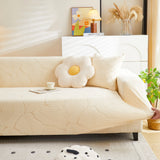 Jacquard Leaf Stretch Sofa Protector Cover Soft Washable Spandex Couch Slipcover