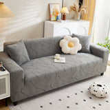 Jacquard Leaf Stretch Sofa Protector Cover Soft Washable Spandex Couch Slipcover