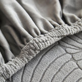 Jacquard Leaf Stretch Sofa Protector Cover Soft Washable Spandex Couch Slipcover