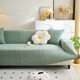 Embossed Geometric Elastic Sofa Cover Boho Stylish Decorative Furniture Covers