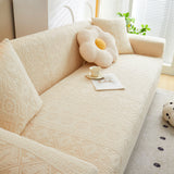 Embossed Geometric Elastic Sofa Cover Boho Stylish Decorative Furniture Covers