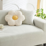 Fleece Stretch Sofa Slipcover Washable Soft Spandex Couch Cover Furniture Protector