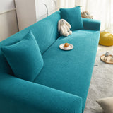 Grid Textured Stretch Sofa Cover, Soft Elastic Slipcover for Couch Protection