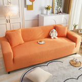 Grid Textured Stretch Sofa Cover, Soft Elastic Slipcover for Couch Protection