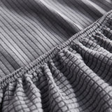 Grid Textured Stretch Sofa Cover, Soft Elastic Slipcover for Couch Protection