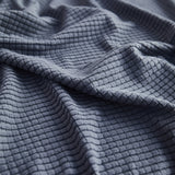 Grid Textured Stretch Sofa Cover, Soft Elastic Slipcover for Couch Protection