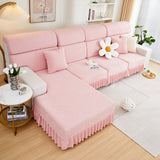 Stretch Sofa Covers for Couch Seats and Cushions, Suitable for 1/2/3/4/L Seater Sofas and Couches