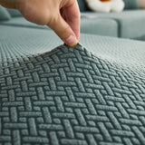 Tailored Sofa Cushion Covers Stretch Couch Seat Covers  with Skirt for Sectional Sofas