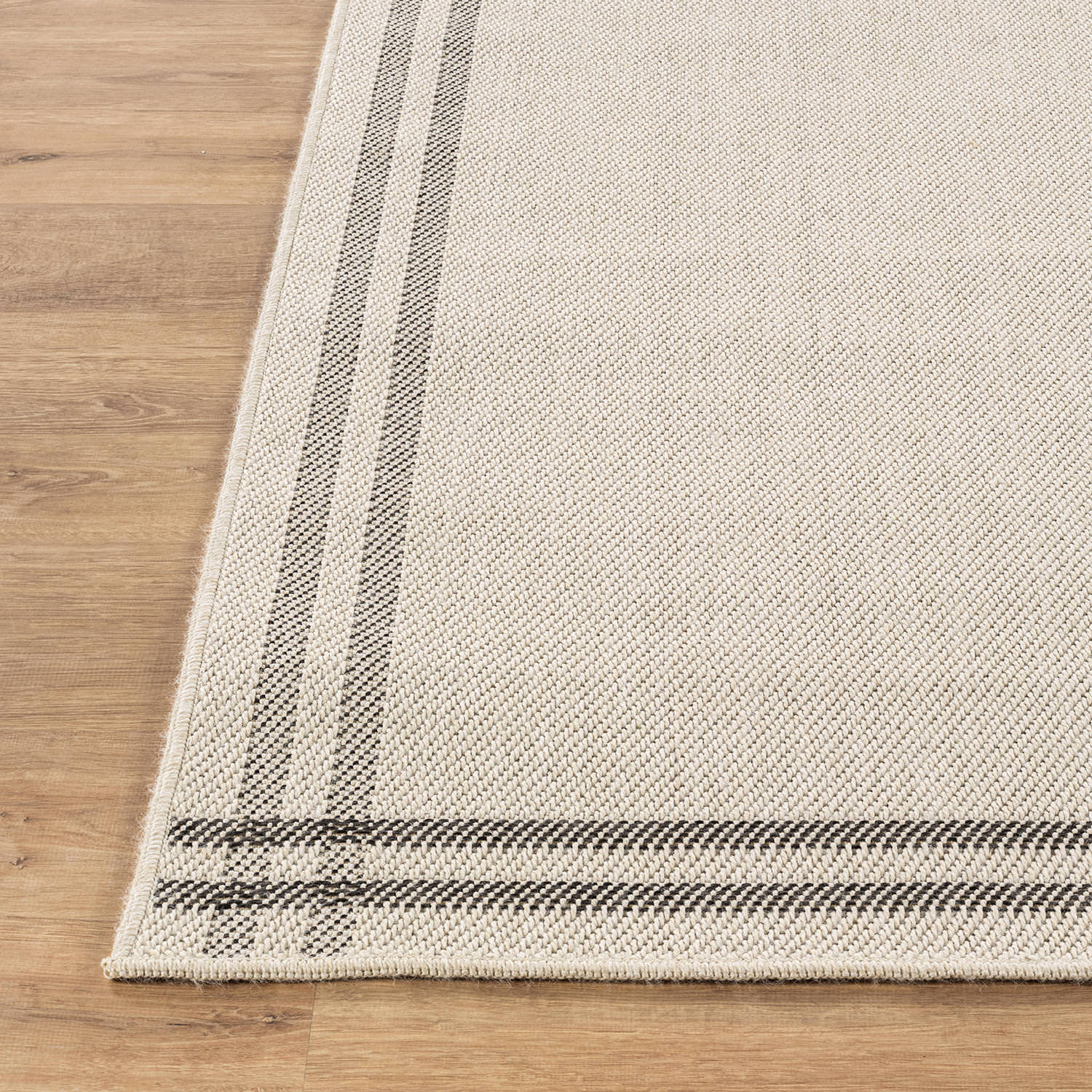 Woolen Bone 7 Washable Jute-Look Rug | Minimalist Decor
