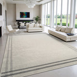 Woolen Bone 7 Washable Jute-Look Rug | Minimalist Decor