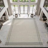 Woolen Bone 7 Washable Jute-Look Rug | Minimalist Decor