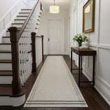 Woolen Bone 7 Washable Jute-Look Rug | Minimalist Decor