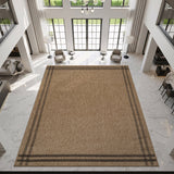 Woolen Natural 7 Indoor/Outdoor Rug | Rustic Jute Style
