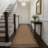 Woolen Natural 7 Indoor/Outdoor Rug | Rustic Jute Style