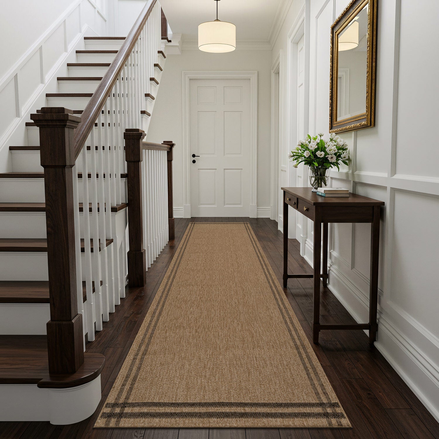 Woolen Natural 7 Indoor/Outdoor Rug | Rustic Jute Style