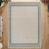 Woolen Bone Look Jute-Look Rug | Light & Stain-Resistant