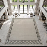 Woolen Bone Look Jute-Look Rug | Light & Stain-Resistant