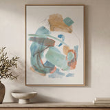Prose Multicolor Framed Painting