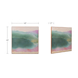 Lotus Multicolor Framed Painting