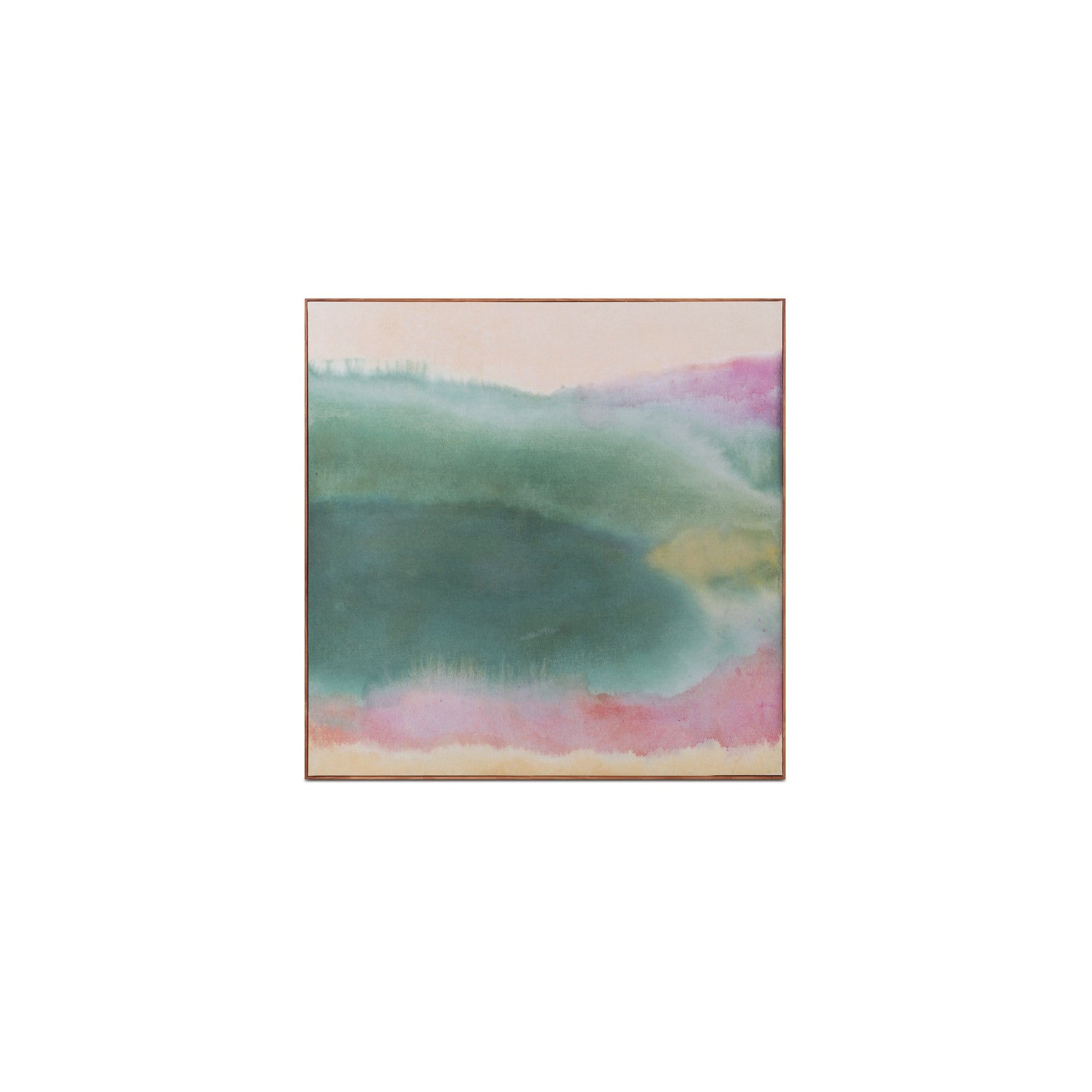 Lotus Multicolor Framed Painting
