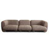 Wren Bark Textured Fabric 3-Pc Sofa - Ornate Home