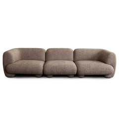 Wren Bark Textured Fabric 3-Pc Sofa - Ornate Home