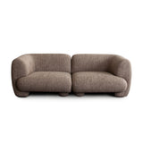 Wren Bark Textured Fabric 2-Pc Sofa - Ornate Home