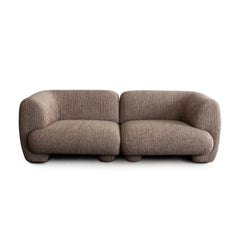 Wren Bark Textured Fabric 2-Pc Sofa - Ornate Home