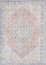 Wacousta Red&Blue Washable Rug - Clearance - Ornate Home