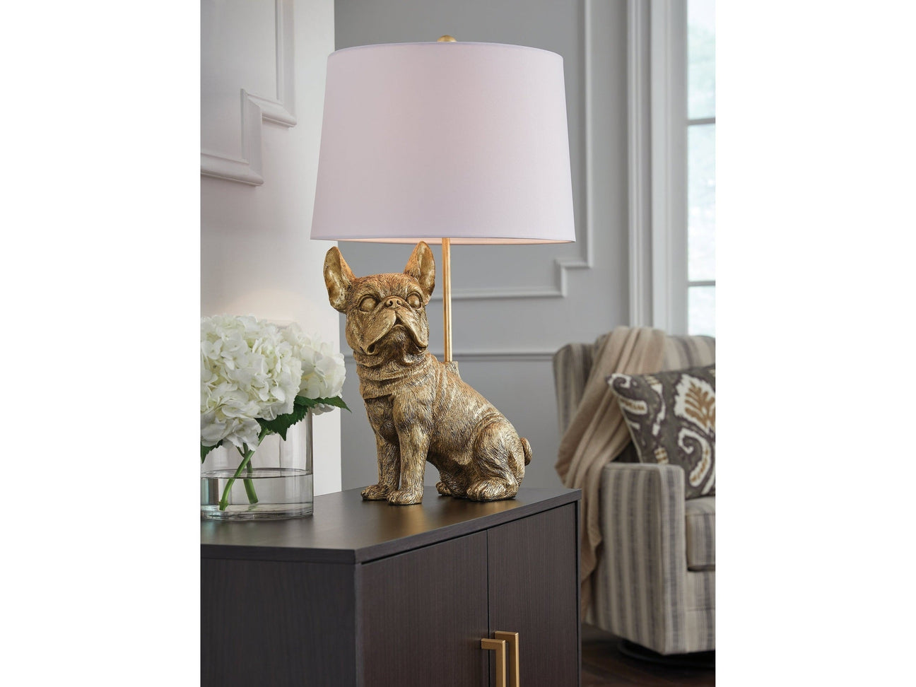 Wadeland Gold Finish Table Lamp (Online Special Price) - Ornate Home