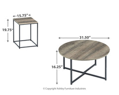 Wadeworth Coffee Table Set (Set of 3) - Ornate Home