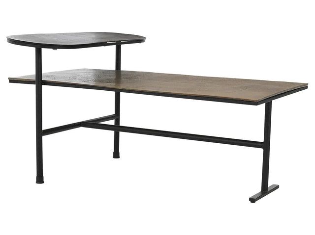 Wagner Brown/Black Coffee Table - Ornate Home