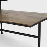Wagner Brown/Black Coffee Table - Ornate Home