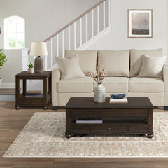 Wagner Cherry 2-Piece Rectangular Lift Occasional Table Set