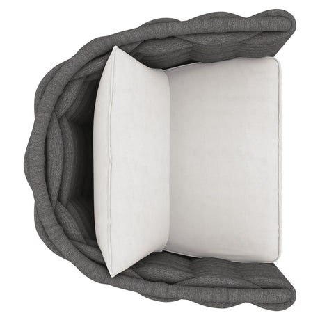 Wailea Cadet Grey/White/Cream Outdoor Chair - Ornate Home