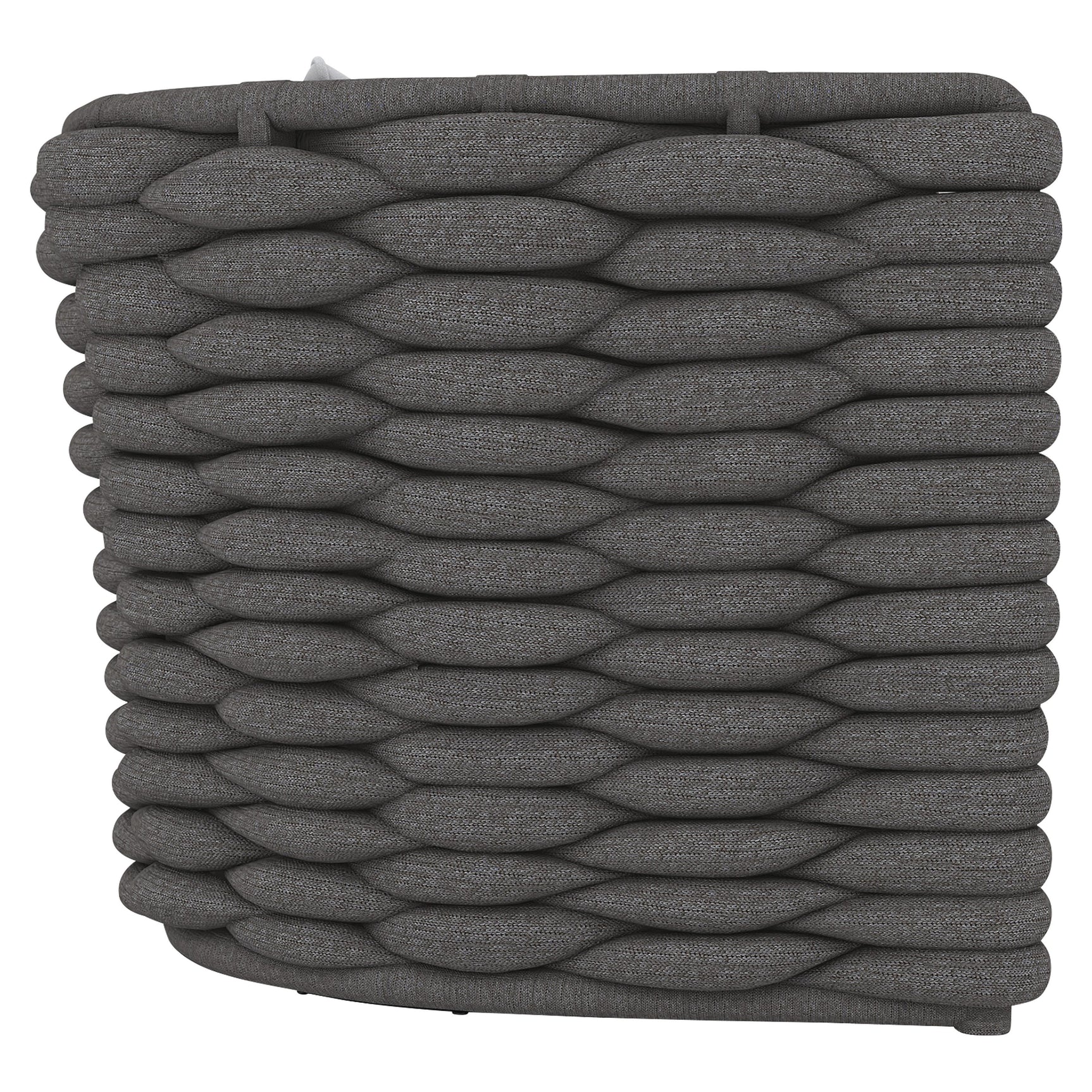 Wailea Cadet Grey/White/Cream Outdoor Swivel Chair - Ornate Home