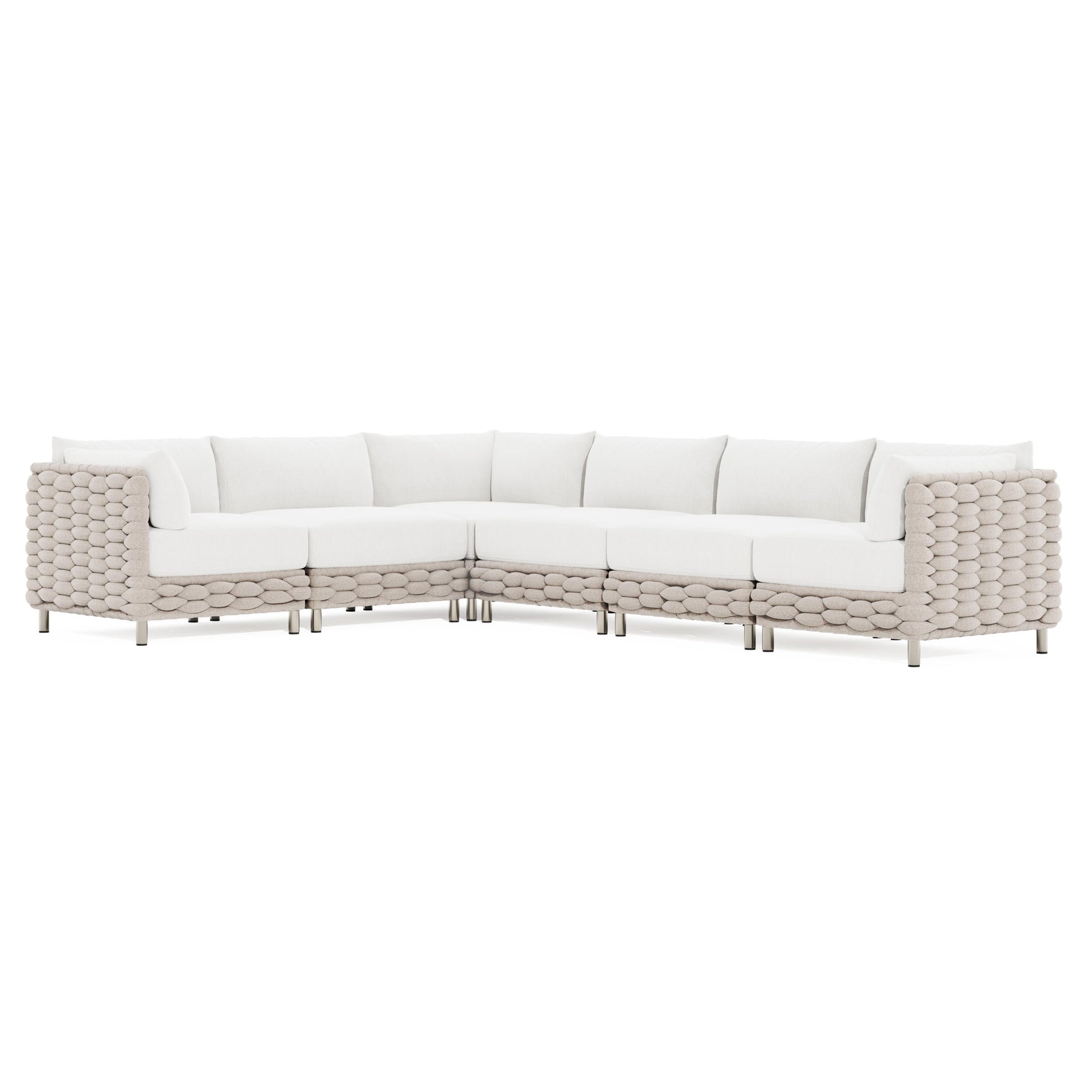Wailea Nordic Grey Outdoor Sectional - Ornate Home