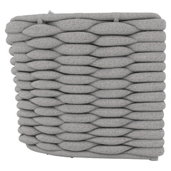 Wailea Nordic Grey/White/Cream Outdoor Swivel Chair - Ornate Home