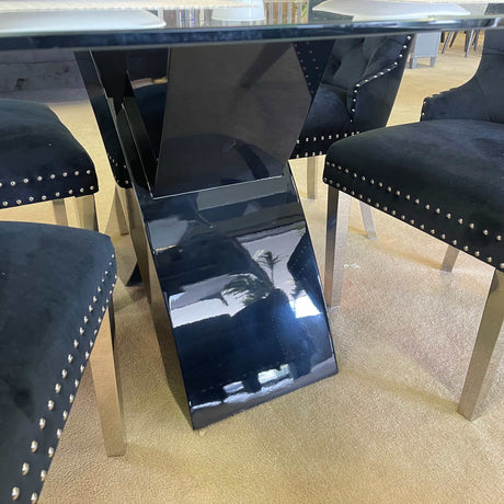 Wailoa Black Dining Table - Ornate Home
