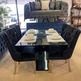 Wailoa Black Dining Table - Ornate Home