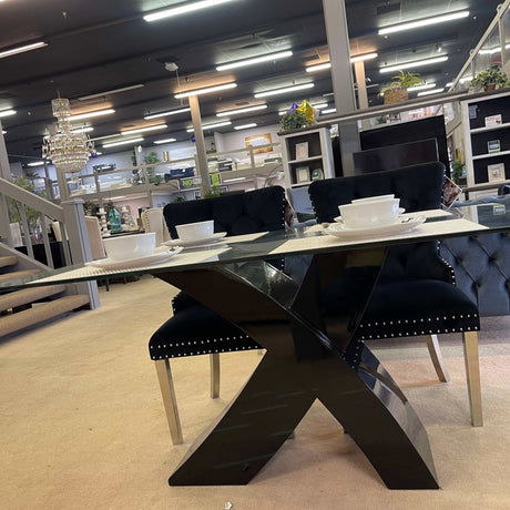 Wailoa Black Dining Table - Ornate Home