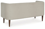 Wainner Beige Accent Bench (Online Special Price) - Ornate Home